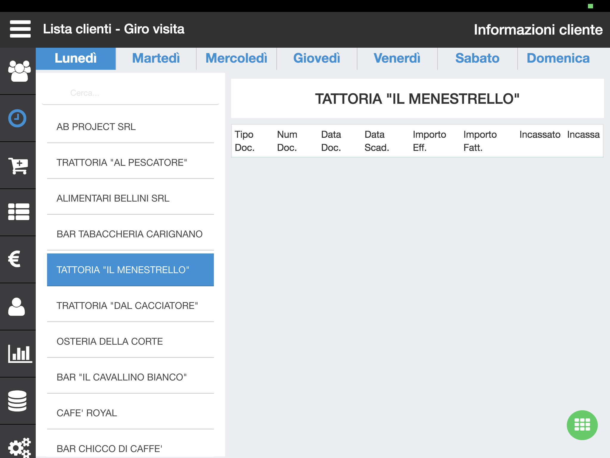 Teseo Sales Raccolta Ordini